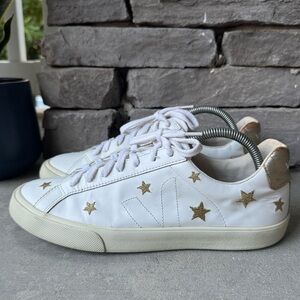 Veja Shoes Madewell X Veja Esplar Low White Sneakers Embroidered Star